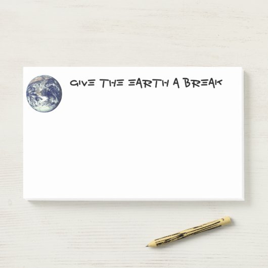 Post-it® Déclaration de motivation de l'environnement (Sur un bureau)