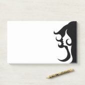 Post-it® Deco mod woman (Sur un bureau)