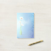 Post-it® Décor de fleurs 20 (Sur un bureau)