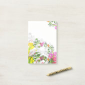 Post-it® Décor de fleurs 37 (Sur un bureau)