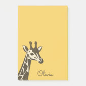 Post-it® Décor en tête de girafe de mignonne (Devant)