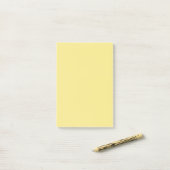 Post-it® Décor jaune crème Pastel prêt à customiser (Sur un bureau)