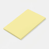 Post-it® Décor jaune crème Pastel prêt à customiser (Incliné)