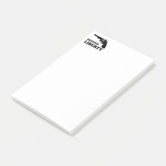 Post-it® Défendre la liberté (Incliné)