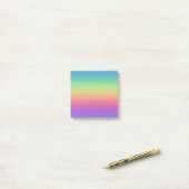 Post-it® Dégradé arc-en-ciel foncé (Sur un bureau)