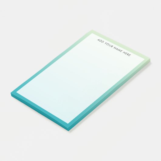 Post-it® Dégradé bleu transparent (Incliné)