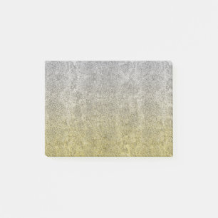 Post-it® Dégradé de Parties scintillant argent et or tombé