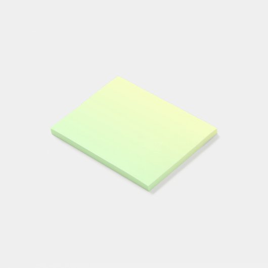 Post-it® Dégradé jaune et vert (Incliné)
