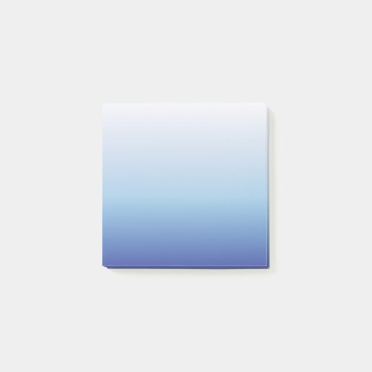 Post-it® Dégradé Ombre Bleu (Devant)