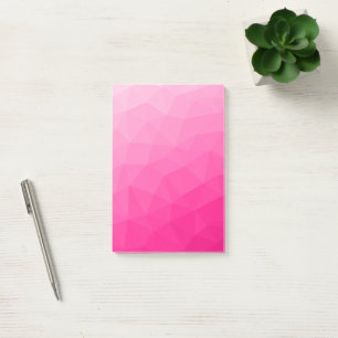 Post-it® Dégradé rose chaud Motif de maille géométrique