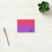 Post-it® Dégradé rouge foncé et violet foncé (Bureau)