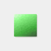 Post-it® Dégradé vert clair de maille géométrique motif lum (Devant)