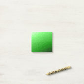 Post-it® Dégradé vert clair de maille géométrique motif lum (Sur un bureau)