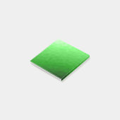Post-it® Dégradé vert clair de maille géométrique motif lum (Incliné)