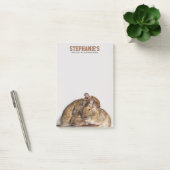 Post-it® Degu heureux dans une pile de Degu (Bureau)