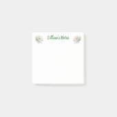 Post-it® Délicat Lys d'Eau Nom Floral (Devant)