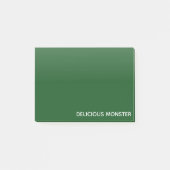 Post-it® Delicious Monster green color name (Devant)