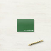 Post-it® Delicious Monster green color name (Sur un bureau)