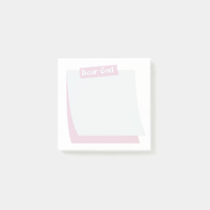Post-it® Demande de prière de Dieu