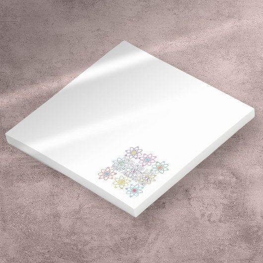 Post-it® DÉMARREZ POUR ATOMS Funny Science Citation