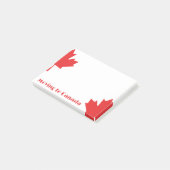 Post-it® Déménager au Canada Notes postales - Cute Maple Le (Incliné)