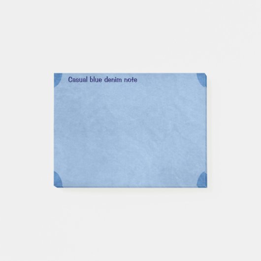Post-it® denim bleu (Devant)