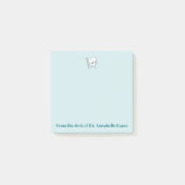 Post-it® Dent et brosse bleues (Devant)