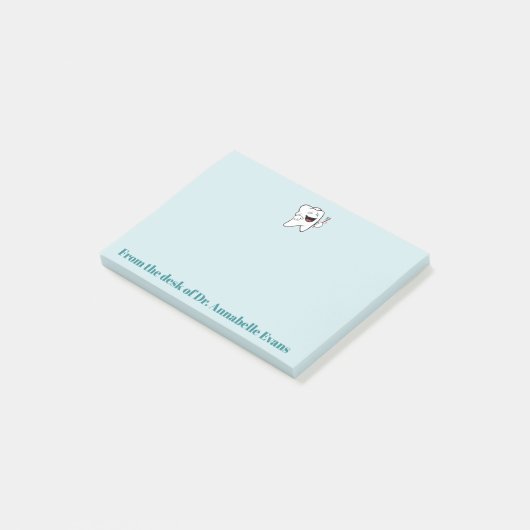 Post-it® Dent et brosse heureuses (Incliné)