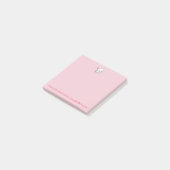 Post-it® Dent et brosse roses (Incliné)
