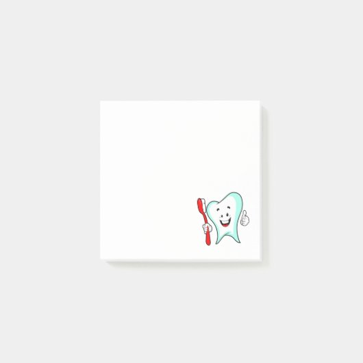 Post-it® Dental Care Happy Tooth (Devant)