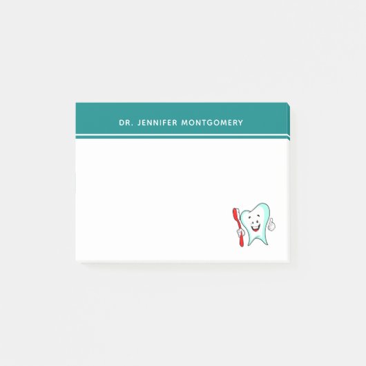 Post-it® Dental Care Happy Tooth (Devant)