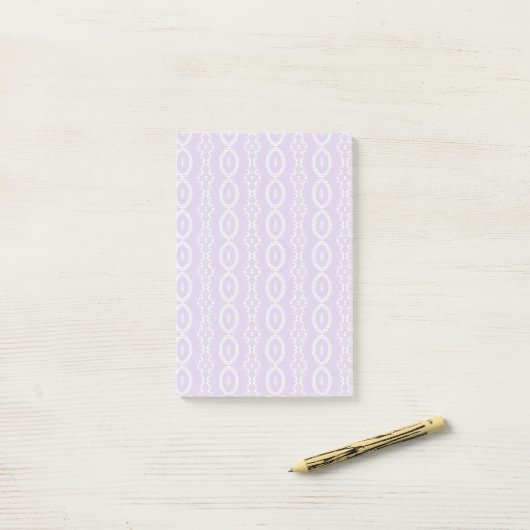 Post-it® Dentelle de lavande (Sur un bureau)