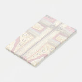 Post-it® Dentelle métallique dorée sur la porte (Incliné)