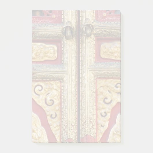 Post-it® Dentelle métallique dorée sur la porte (Devant)