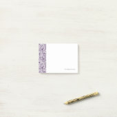 Post-it® Dentelle motif à papillons (Sur un bureau)