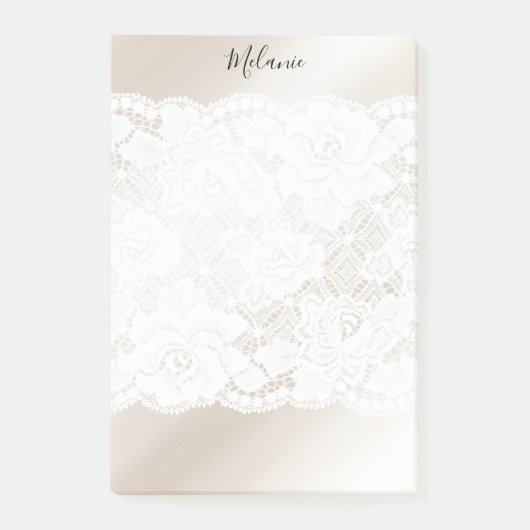 Post-it® Dentelle sur le blush (Devant)