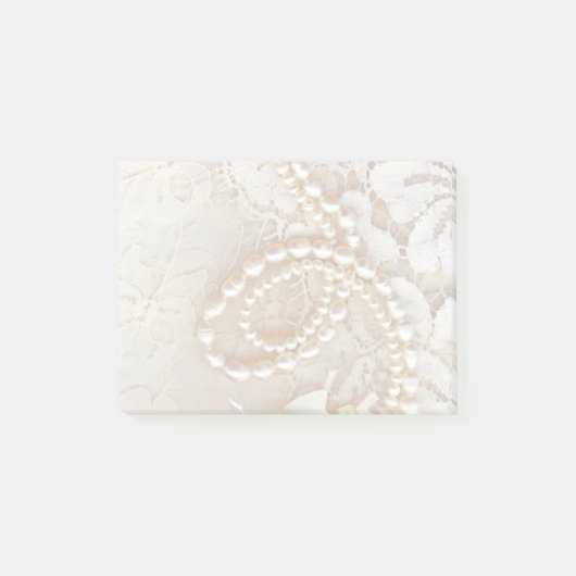 Post-it® Dentelles Et Perles Mariages (Devant)