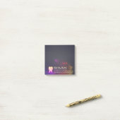 Post-it® Dentiste professionnel Clinique dentaire Rose Gold (Sur un bureau)