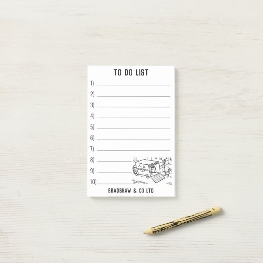 Post-it® Déplacement de la maison - activité (Sur un bureau)