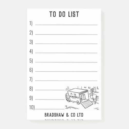 Post-it® Déplacement de la maison - activité (Devant)