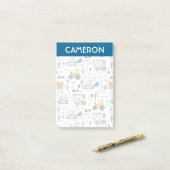 Post-it® Déplaçons le Motif de véhicule (Sur un bureau)