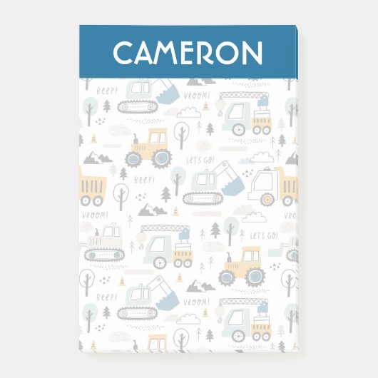 Post-it® Déplaçons le Motif de véhicule (Devant)