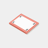 Post-it® Déplaisant Crawching Noir Ant Plaid Nappe (Incliné)