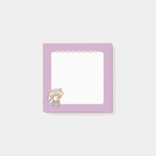 Post-it® Déplaisant Cute Raccoon