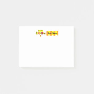 Post-it® Depuis la cuisine de notes rétro personnalisées Po