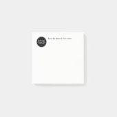 Post-it® Depuis Le Bureau Du Logo Design (Devant)