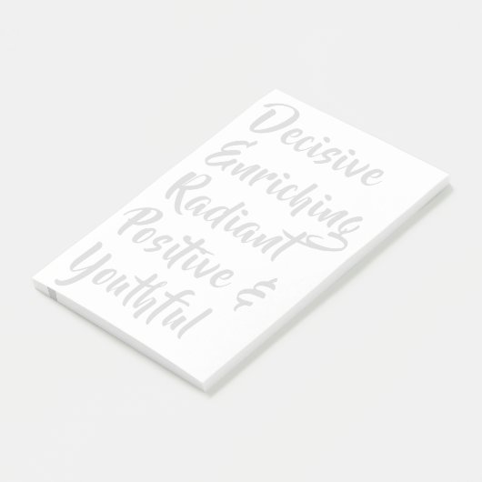 Post-it® DERPY - Un mode de vie. (Incliné)