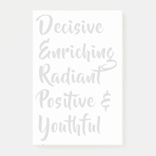 Post-it® DERPY - Un mode de vie. (Devant)