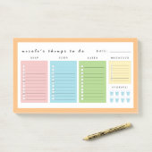 Post-it® Des choses simples et modernes à faire (Sur un bureau)