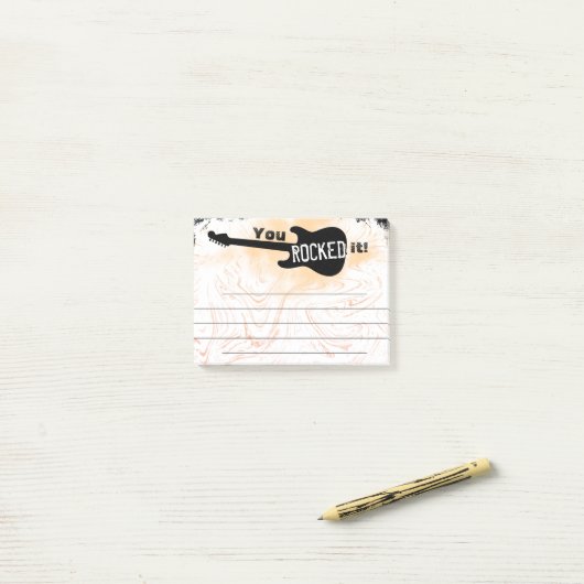 Post-it® Des félicitations vous basculez la note de (Sur un bureau)